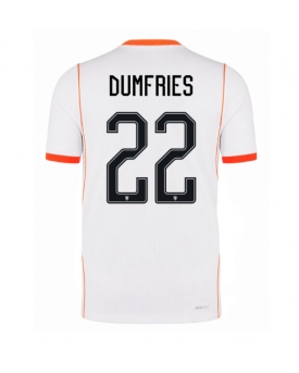 Billige Fotballdrakt Nederland Denzel Dumfries #22 Replika Bortedrakt VM 2026 Kortermet Billige Fotballdrakt Nederland Denzel Dumfries #22 Replika Bortedrakt VM 2026 Kortermet